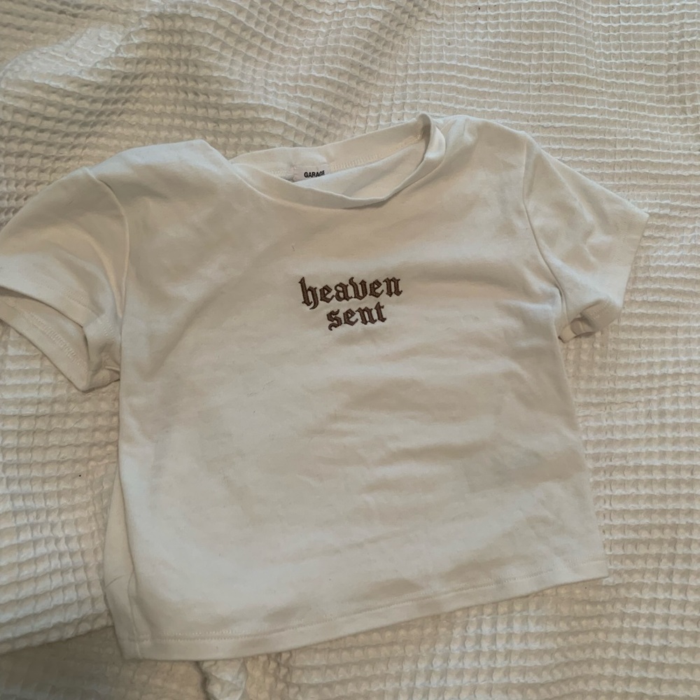 Garage heaven sent baby tee